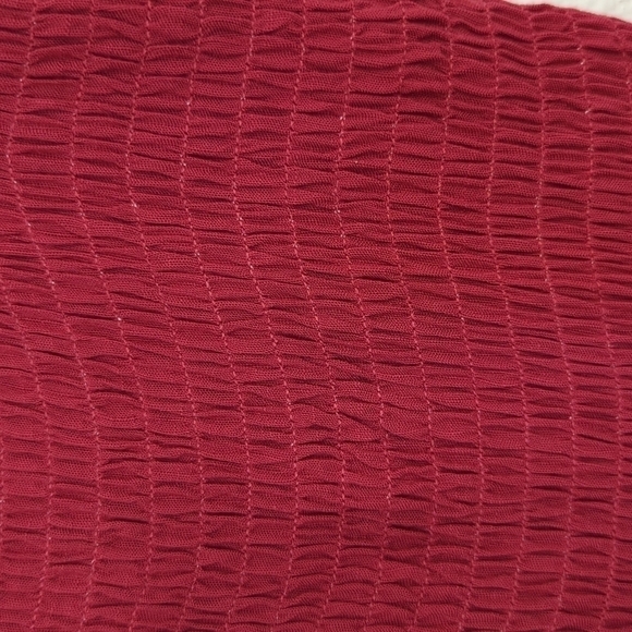 Zesica Smock Cottagecore Maxi Dress Red Sz Medium cottagecore summer bohemian - Picture 9 of 12